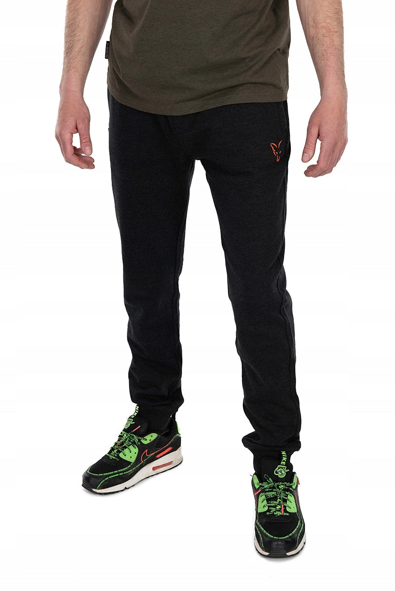 Fox Collection LW Jogger Black Orange r.S Trousers