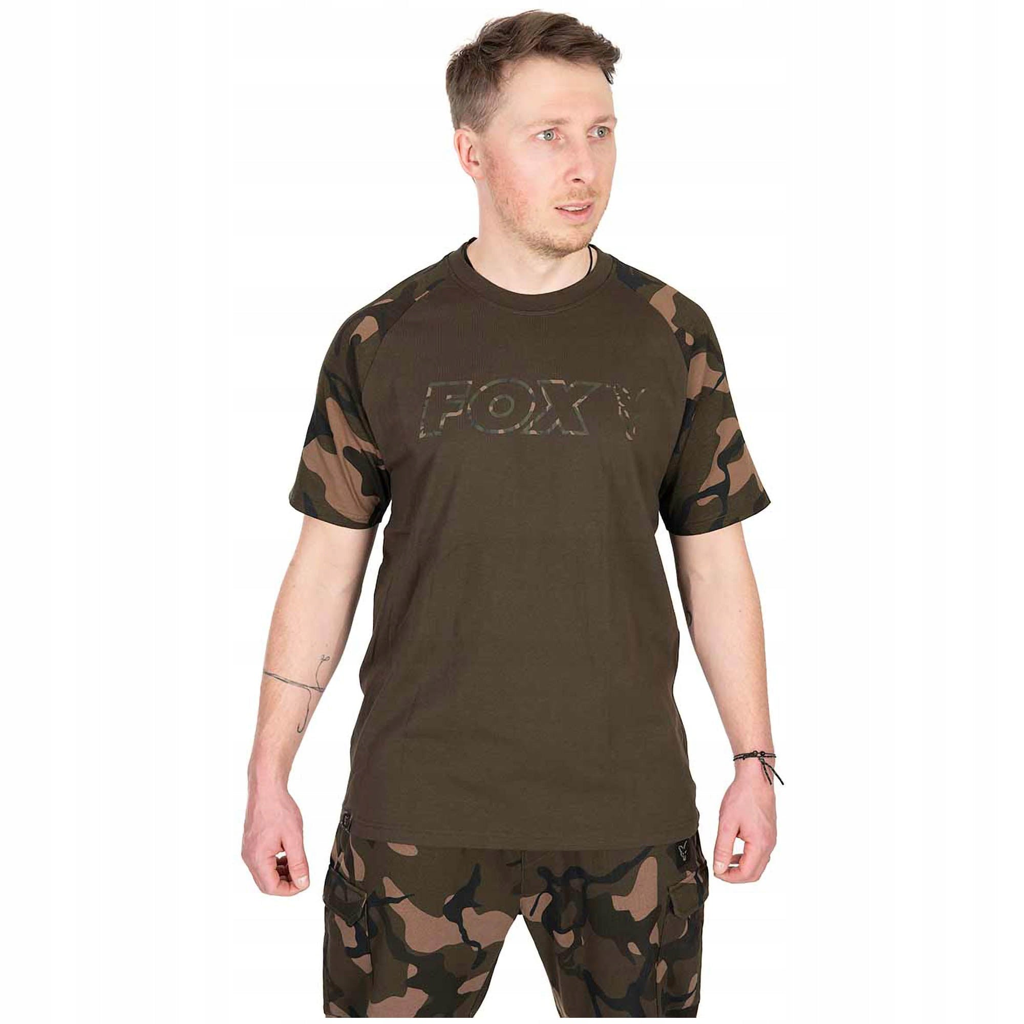 Fox Khaki Camo Outline T M T-Shirt Packaging status original