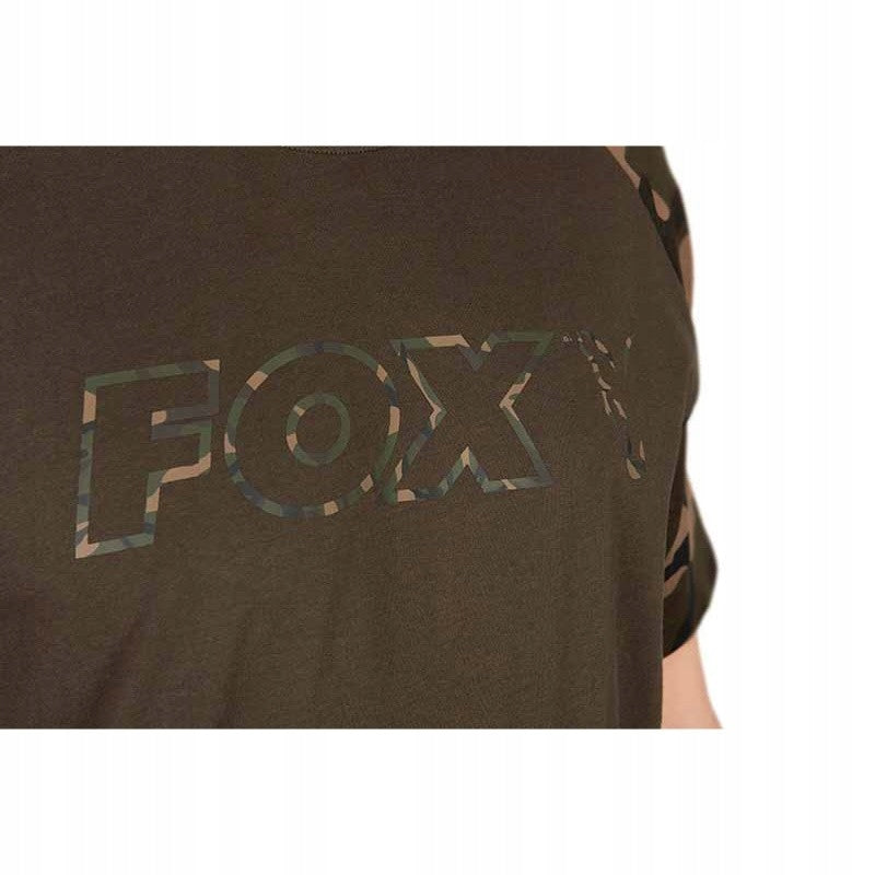 Fox Khaki/Camo Outline T-Shirt Medium For Carper Packaging status original