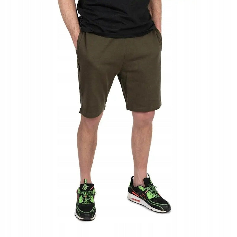 Fox LW Jogger Short Green Black S Fishing Shorts For Carper Brand Fox
