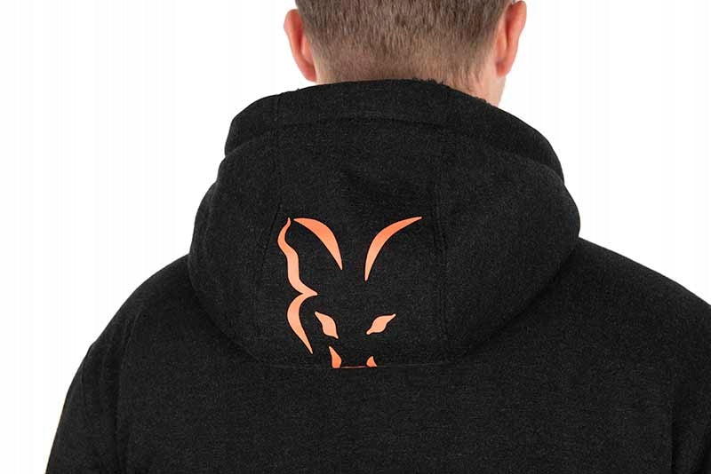 Fox Sherpa Jacket Black & Orange - size XL CCL277 Color black
