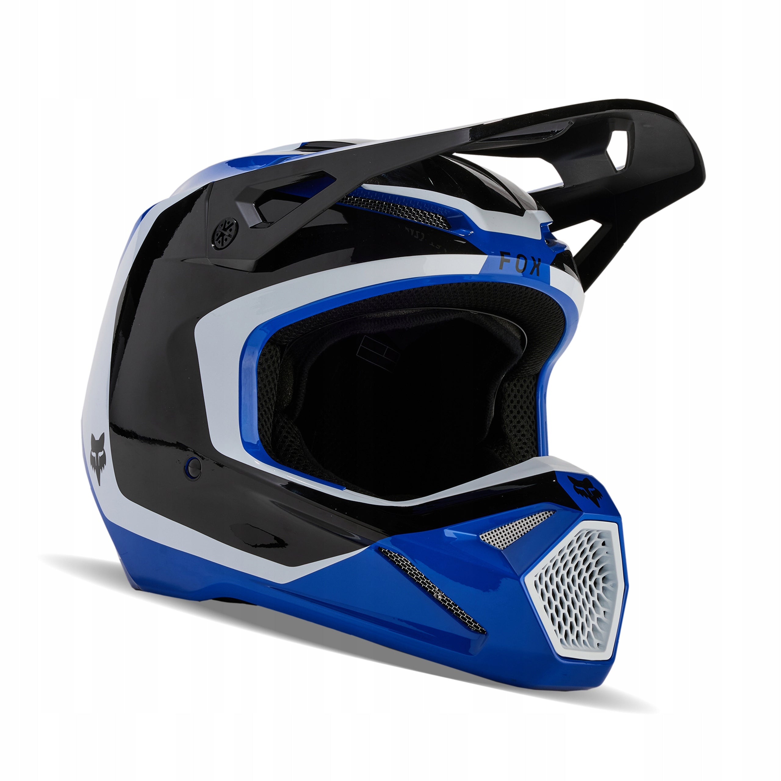 Fox V1 Nitro Blue XL Motorcycle Helmet