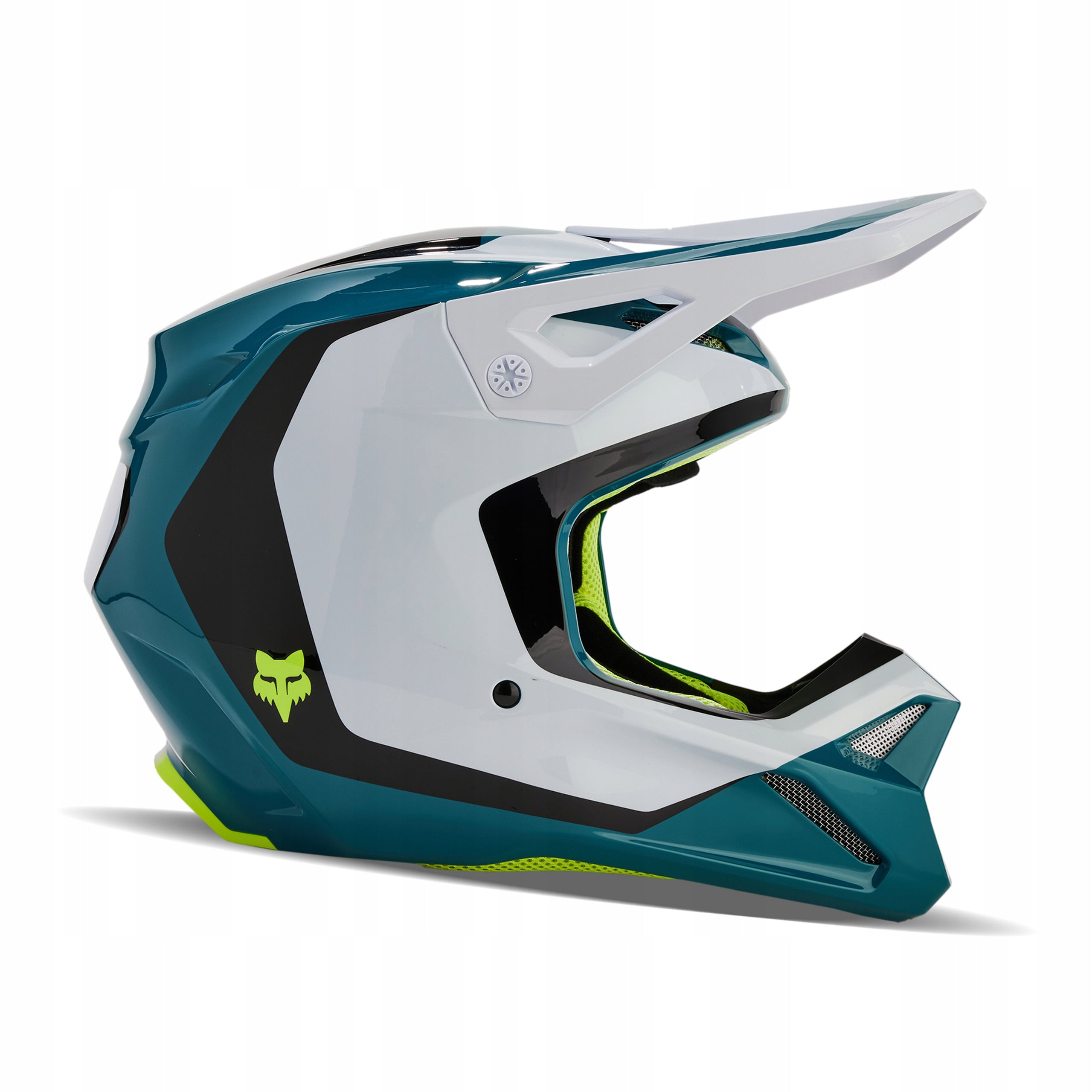 Fox V1 Nitro Maui Blue L Motorcycle Helmet Manufacturer Fox