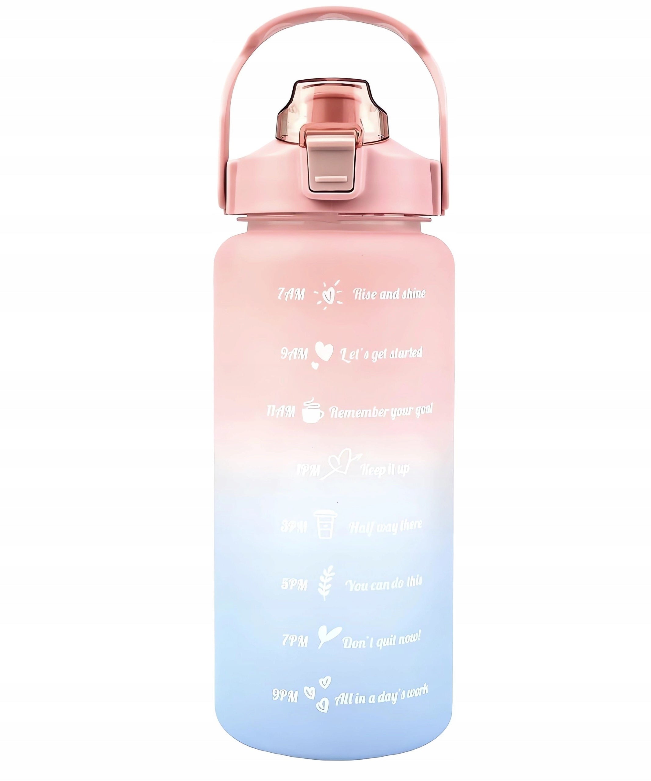 Foxter 2572 Láhev na vodu s denním pitným režimem 1500 ml modrooranžová Color blue