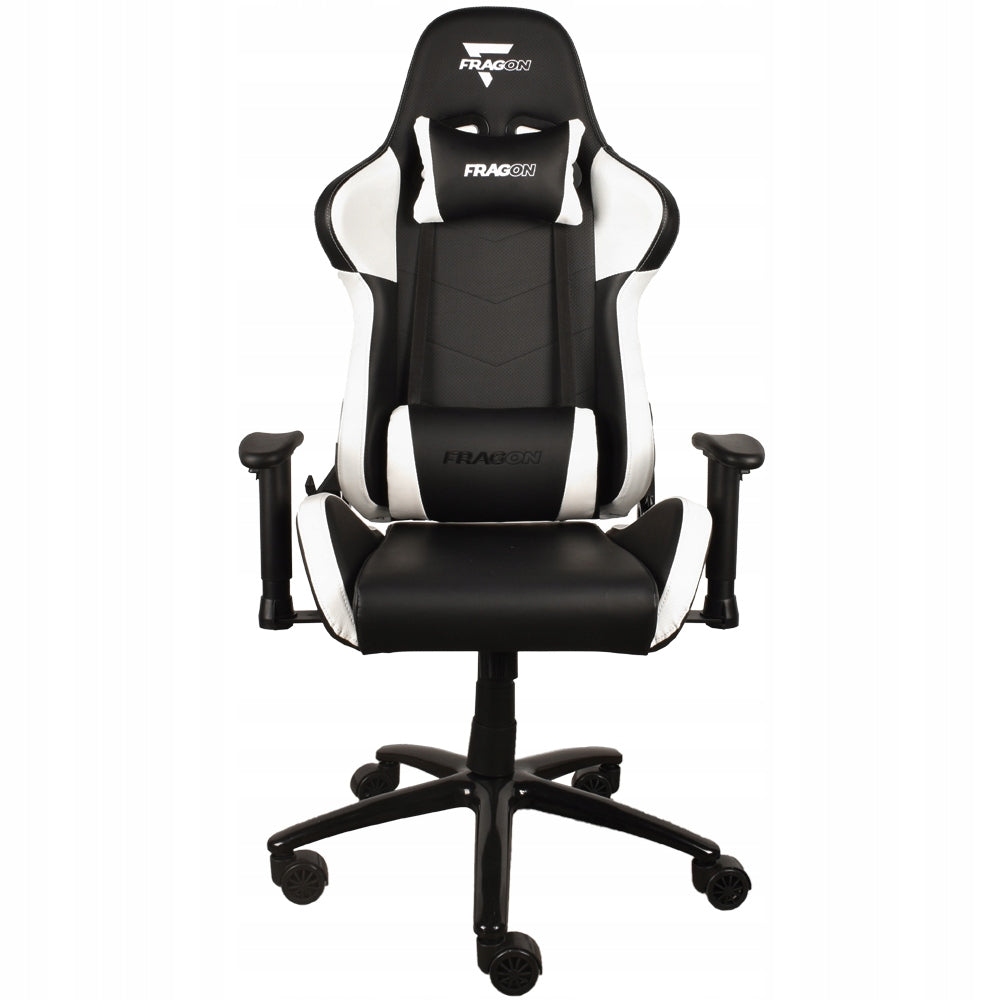 FragON 2X Gaming Chair, Version 2.0, Black and White