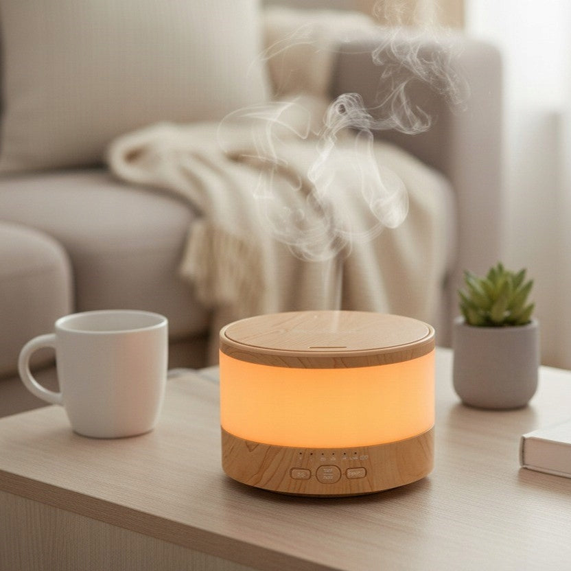 Fragrance DIFFUSER | LED Light | Aromatherapy | Humidifier | LARGE TANK Model LUNA