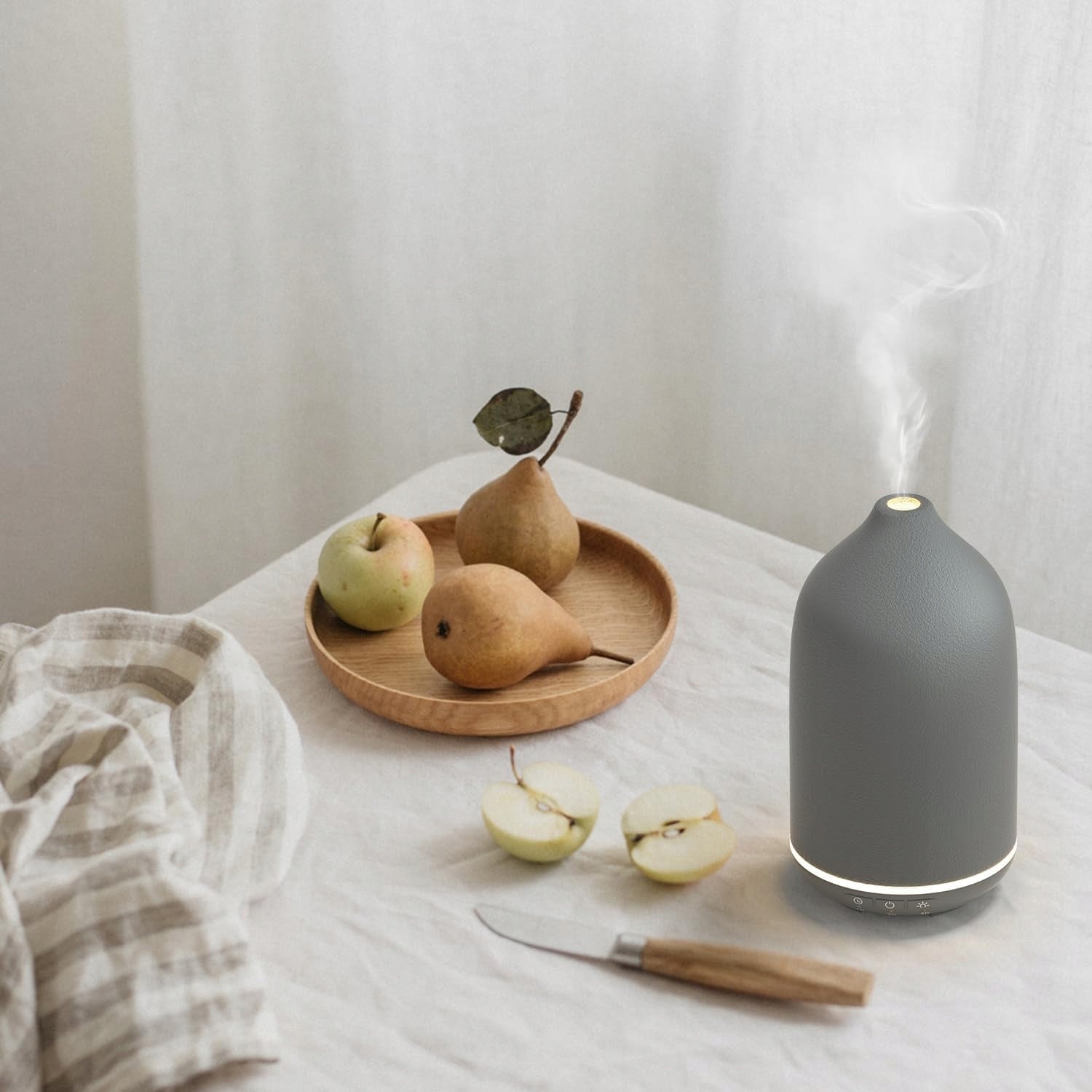 Fragrance Diffuser Ceramic Aromatherapy QUIET Led Light 7 Colors EAN (GTIN) 5908455604673