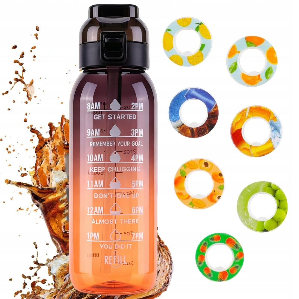 Fragrance Mug 1000ml Water Bottle Spices -7pcsm Many Flavors Packaging status original