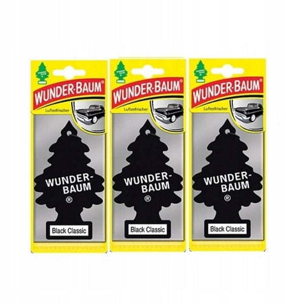 Fragrance Pendant Wunder-Baum Black Classic 3pcs 23-182 AMT