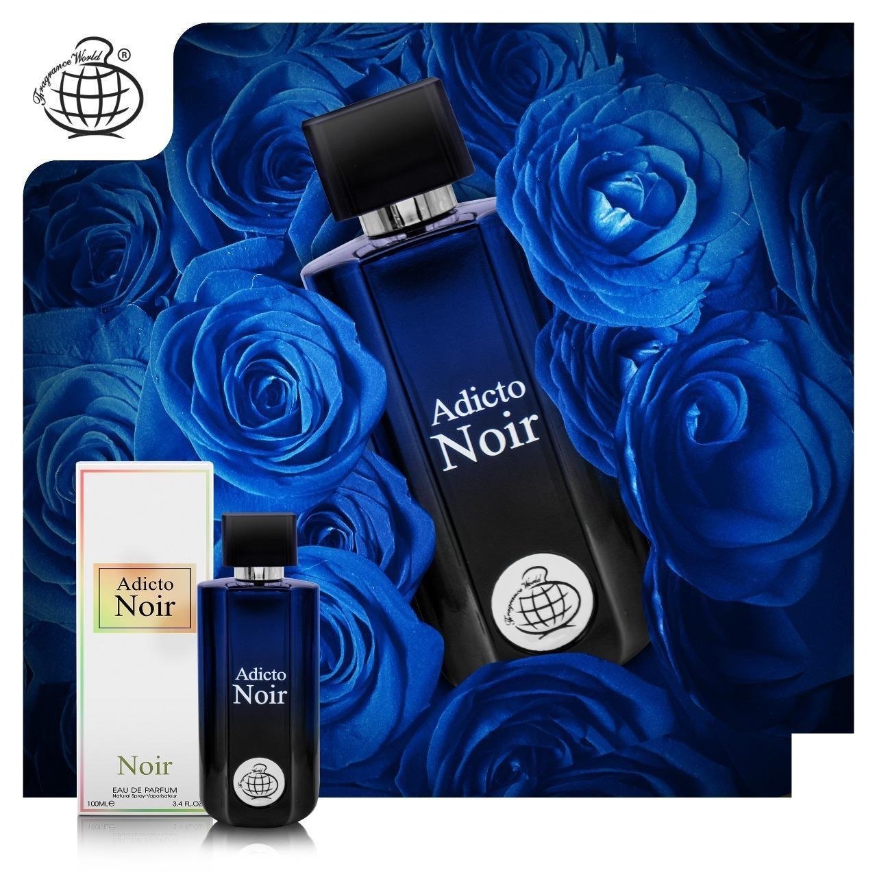 Fragrance World Adicto Noir 100 ml EDP - Flacon 100 ml Packaging volume 100 ml