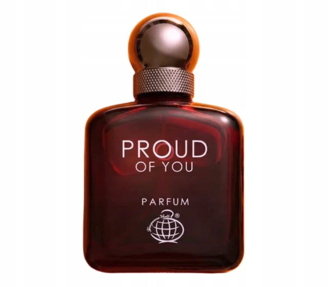 Fragrance World Proud Of You Parfum Arabic Perfume For Men 100 ml ED Packaging status original