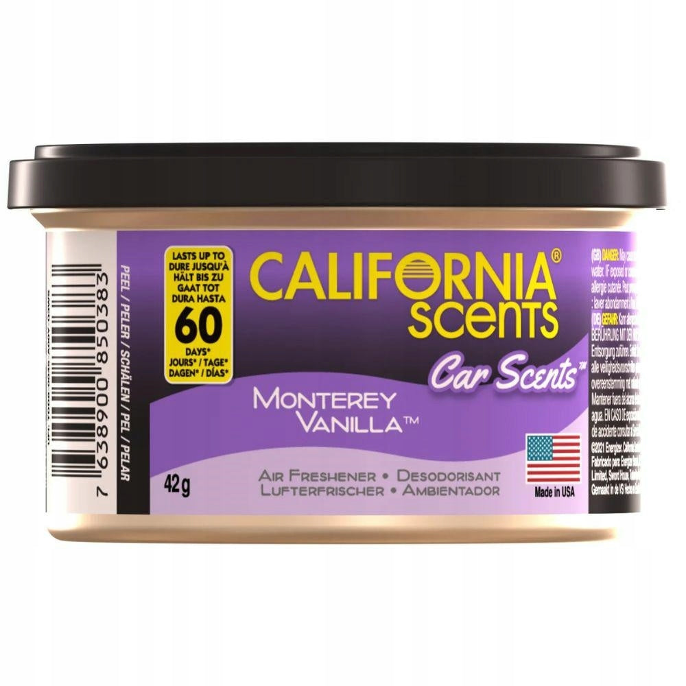 Fragrance can California Scents Monterey Vanilla up to 60 days 34-010