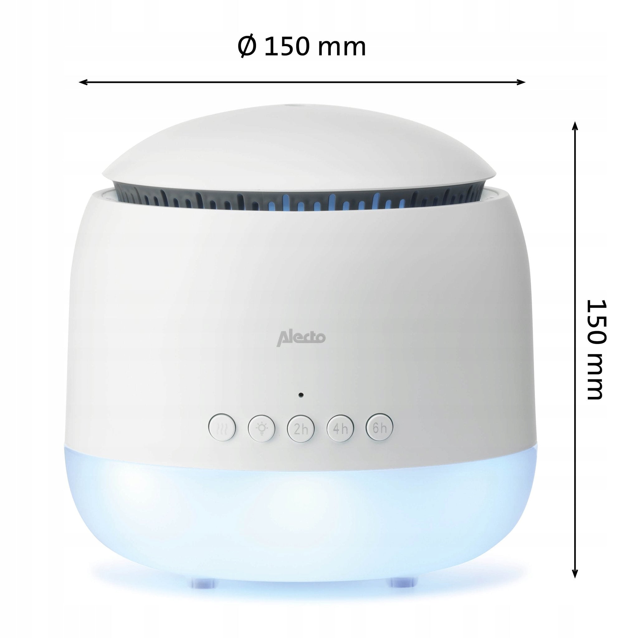 Fragrance diffuser Alecto Dominant color white