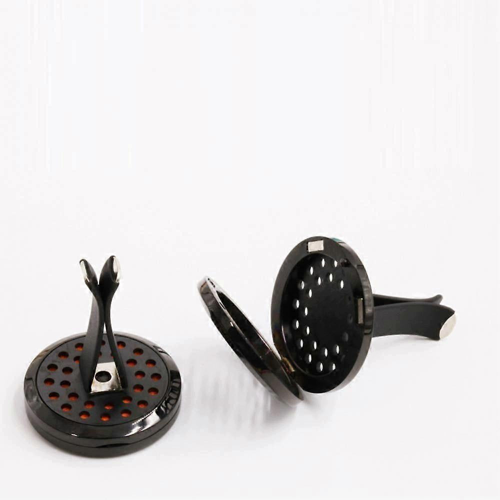 Fragrance diffuser for car air supply clip stainless steel 30 mm black Manufacturer no brand