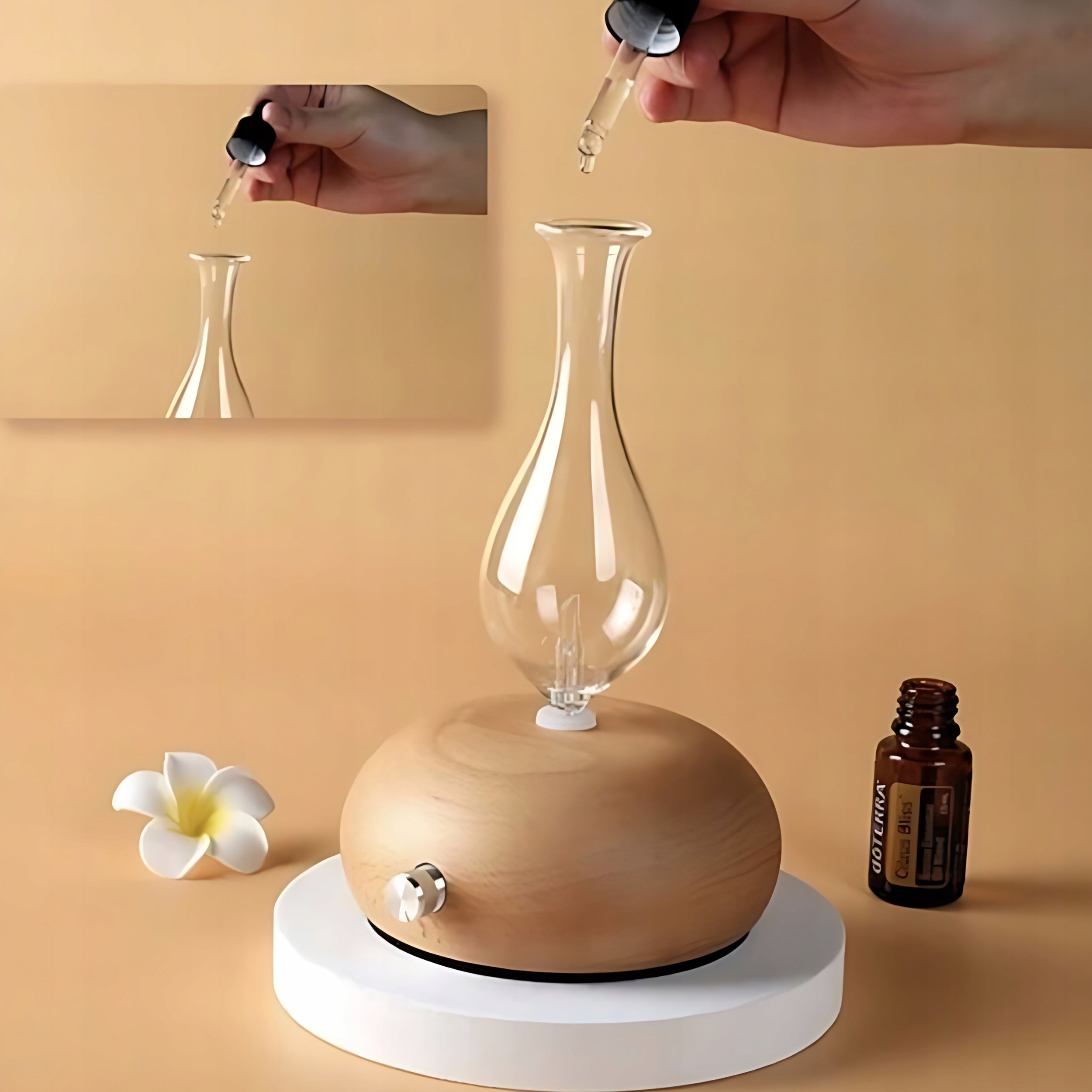 Fragrance diffuser for essential oils anhydrous aromatherapy Manufacturer code r-55