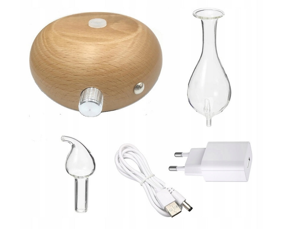 Fragrance diffuser for essential oils anhydrous aromatherapy