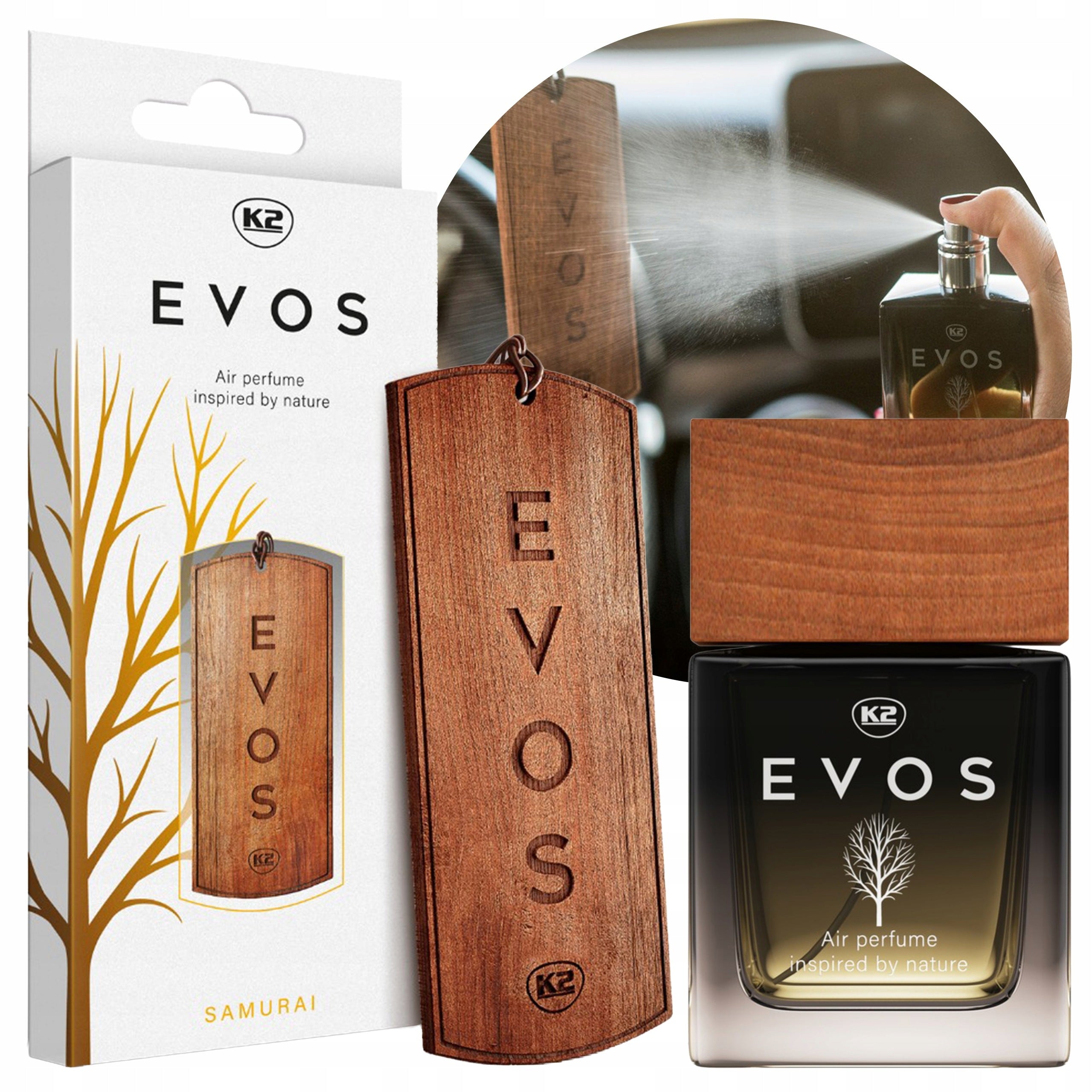 Fragrance for car Perfume Fragrance Pendant Set K2 Evos Samurai