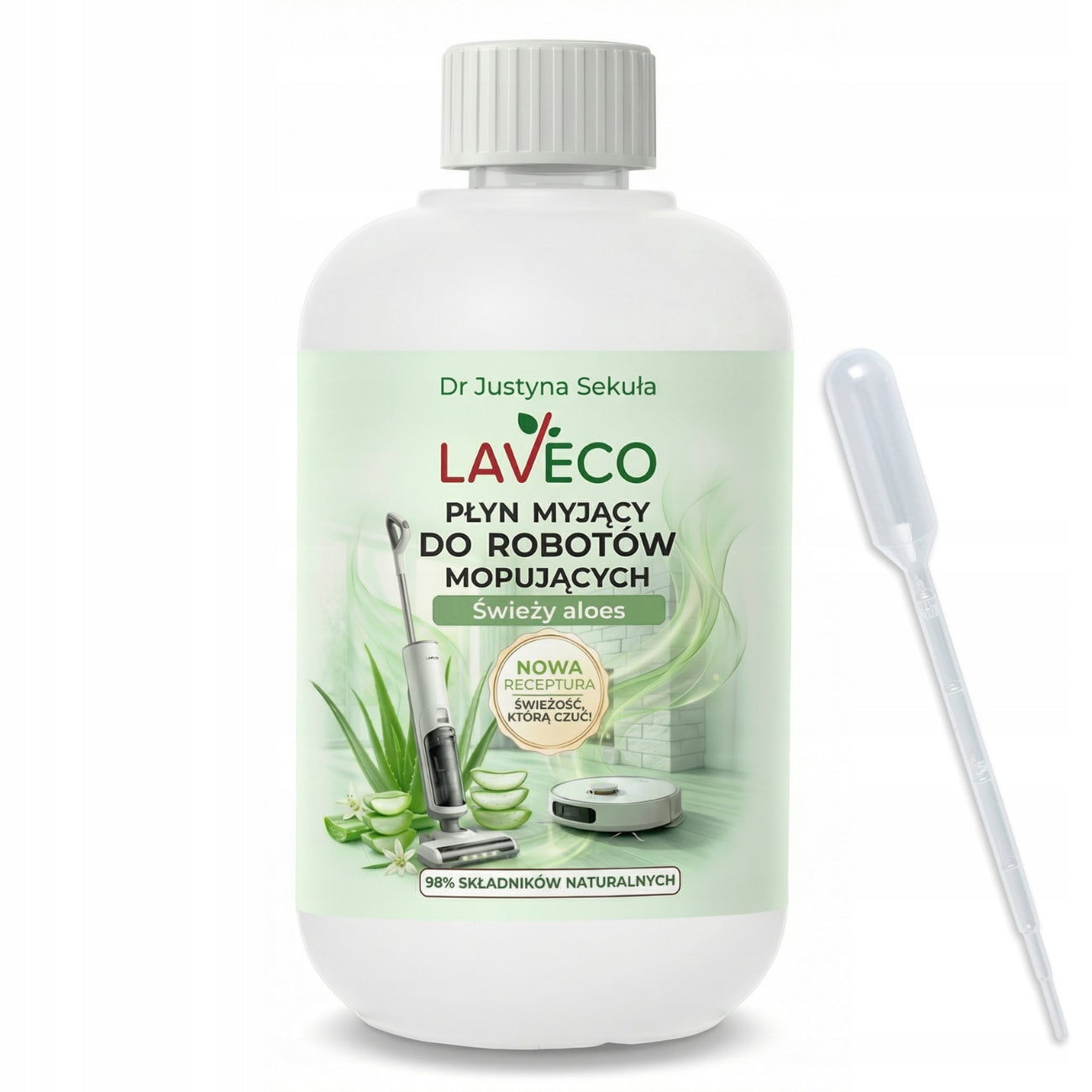 Fragrant after washing the floor liquid for mopping robots and vacuum cleaners Packaging status original