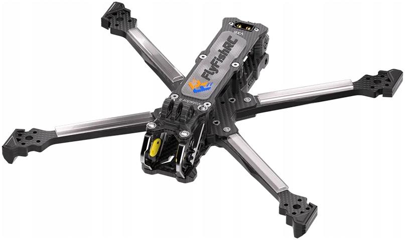Frame FlyFishRC Volador II VX6 O4 Pro Freestyle T700 (black)