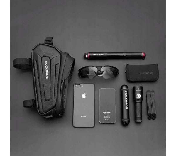 Frame Pouch RockBros B68-1 Waterproof for Phone Velcro Black Brand Rockbros