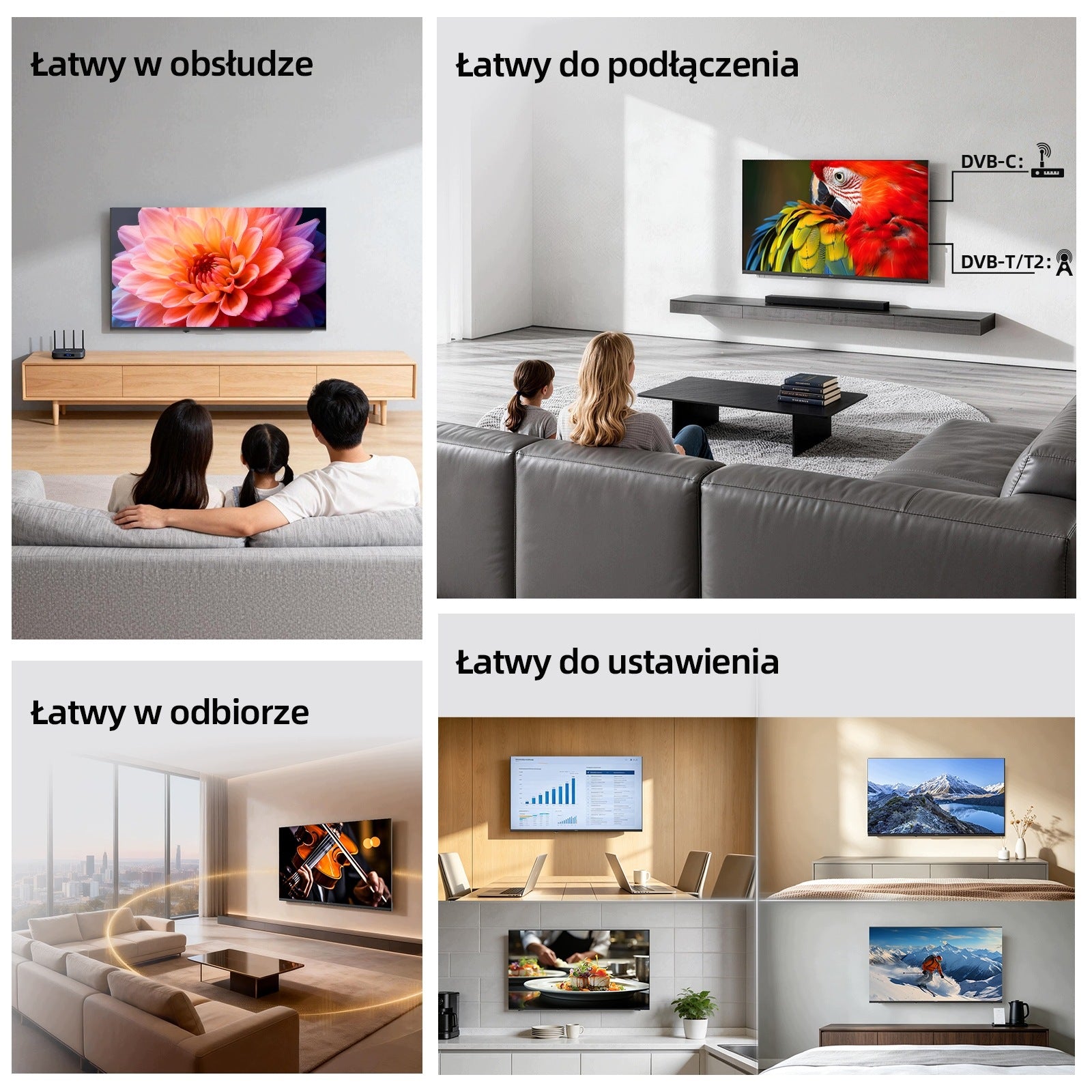 Frameless TV CHiQ LED TV 40 inches FHD 60HZ Dolby Audio Easy Series Manufacturer code 40D210M