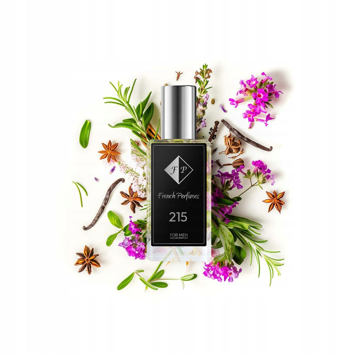 Francuskie Perfumy Male No. 215 - 33ml Aromatic Perfumed Water