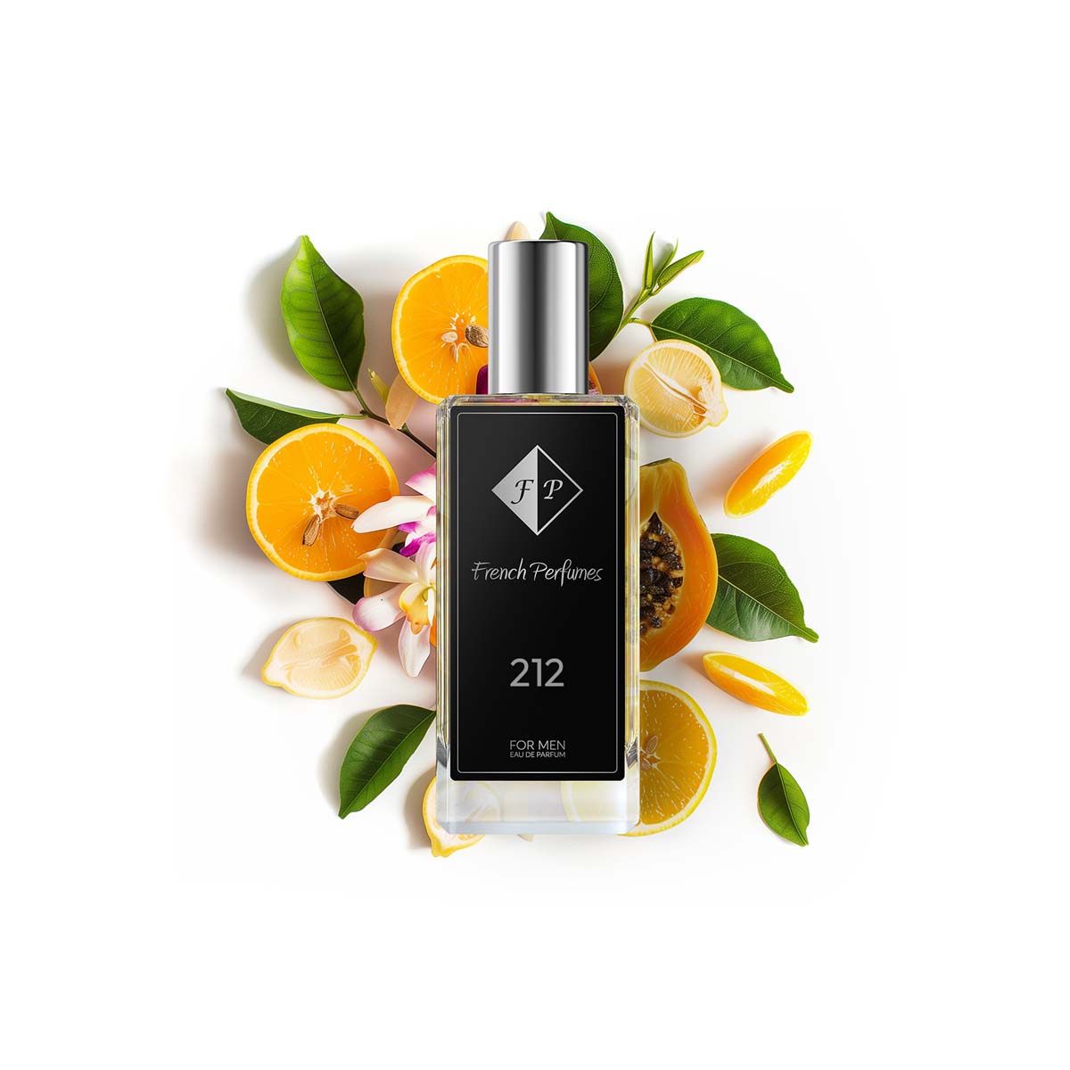 Francuskie Perfumy Male Nr 212 - 60ml Citrus Perfumed Water
