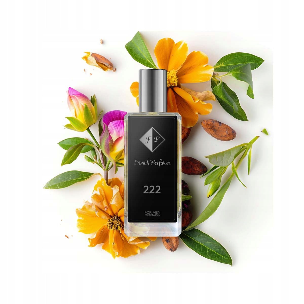 Francuskie Perfumy Male Nr 222 - 60ml Woody Perfumed Water