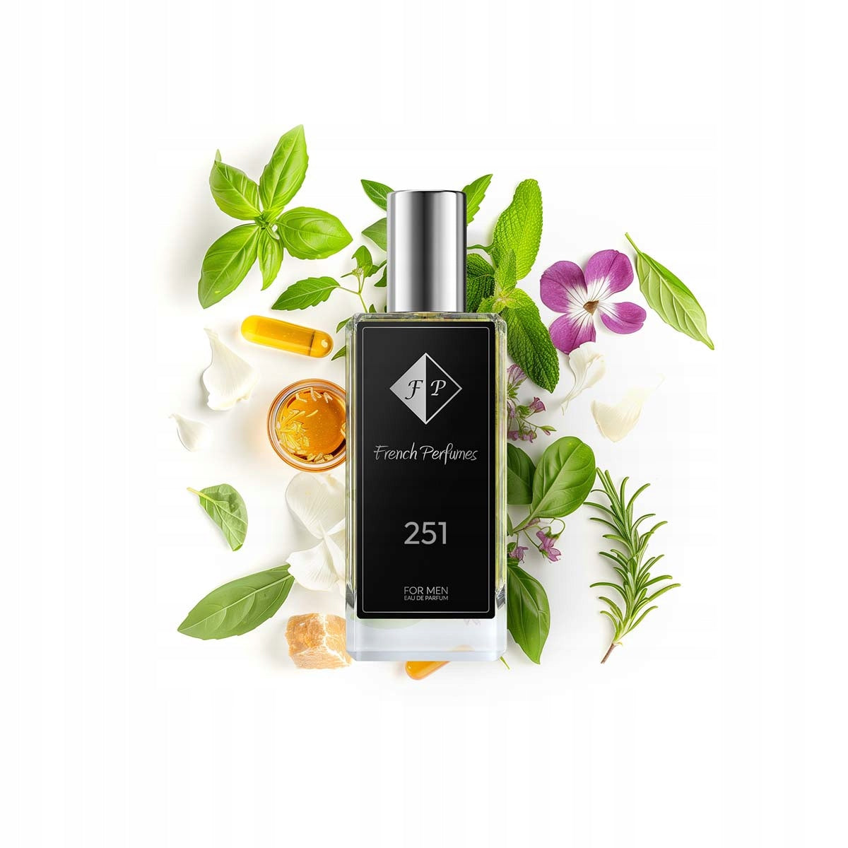 Francuskie Perfumy Male Nr 251 - 60ml Aromatic Perfumed Water
