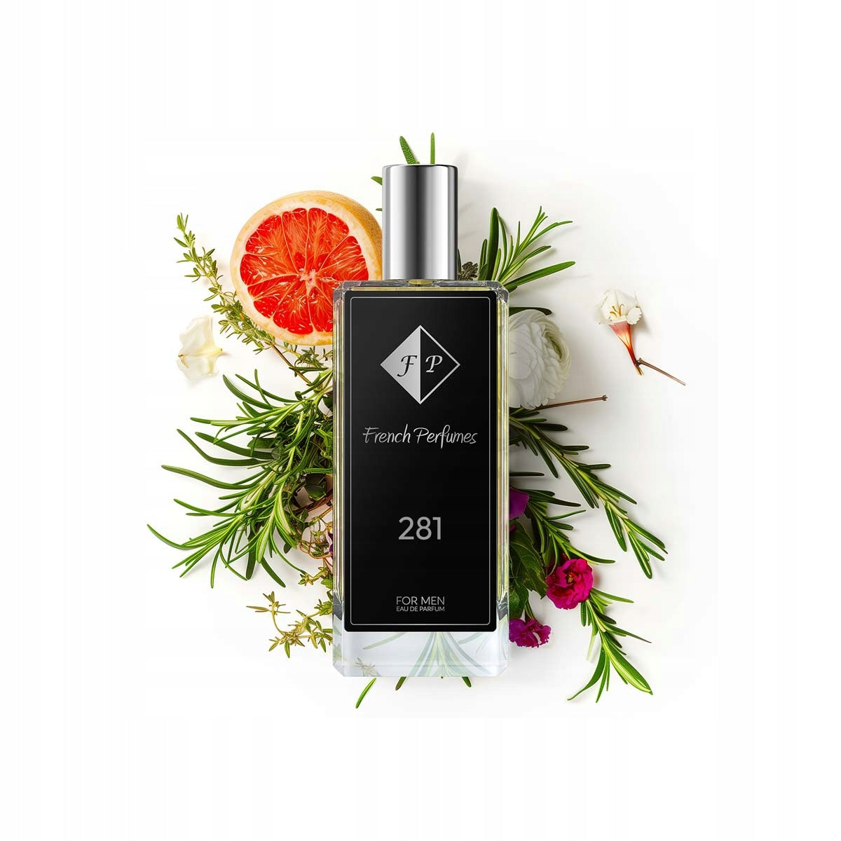 Francuskie Perfumy Male Nr 281 - 104ml Citrus Perfumed Water
