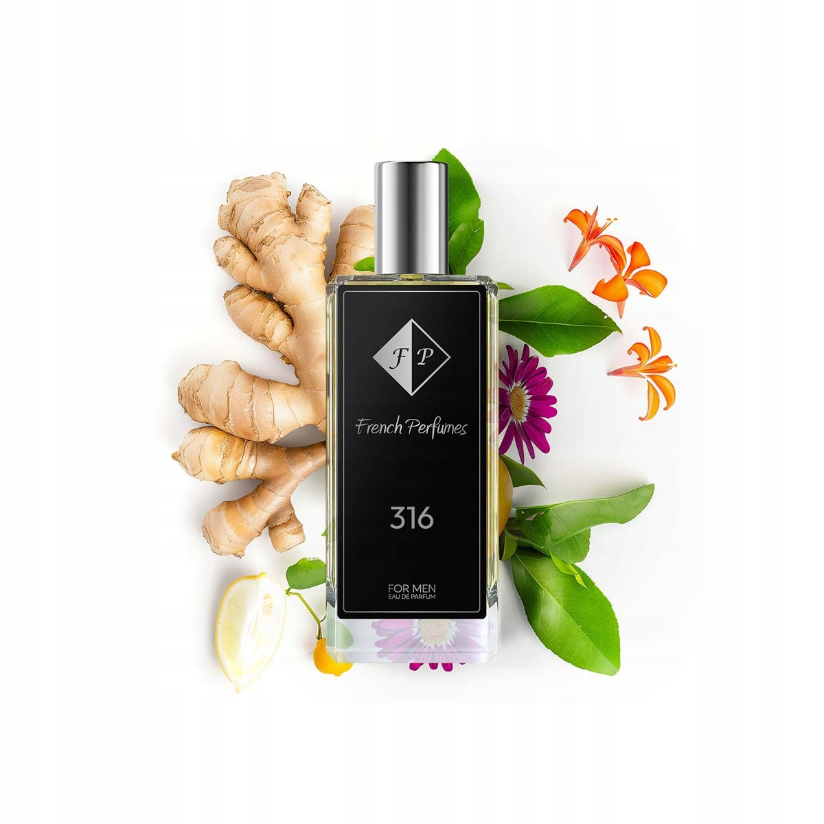 Francuskie Perfumy Male Nr 316 - 104ml Woody Perfumed Water