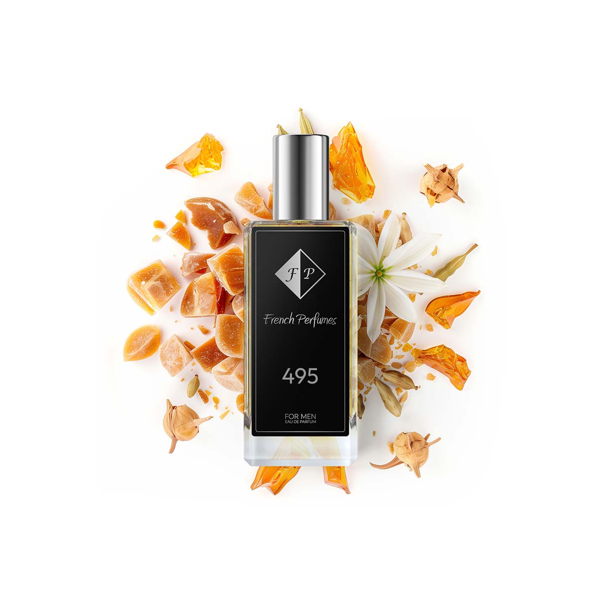Francuskie Perfumy Male Nr 495 - 60ml | Lavender Moss | Fresh Scent