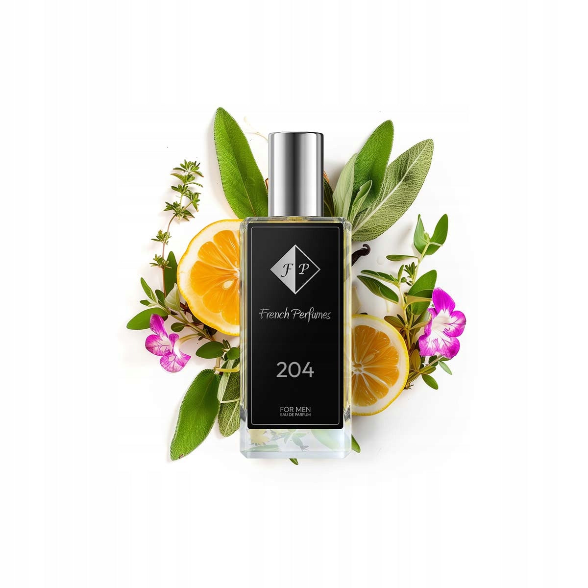 Francuskie Perfumy Men's No. 204 - 60ml Woody Perfumed Water For Him