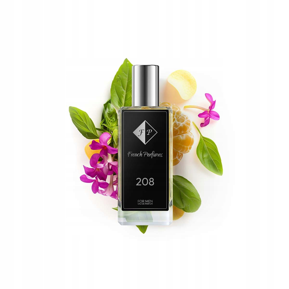 Francuskie Perfumy Men's No. 208 - 60ml Aromatic Perfumed Water