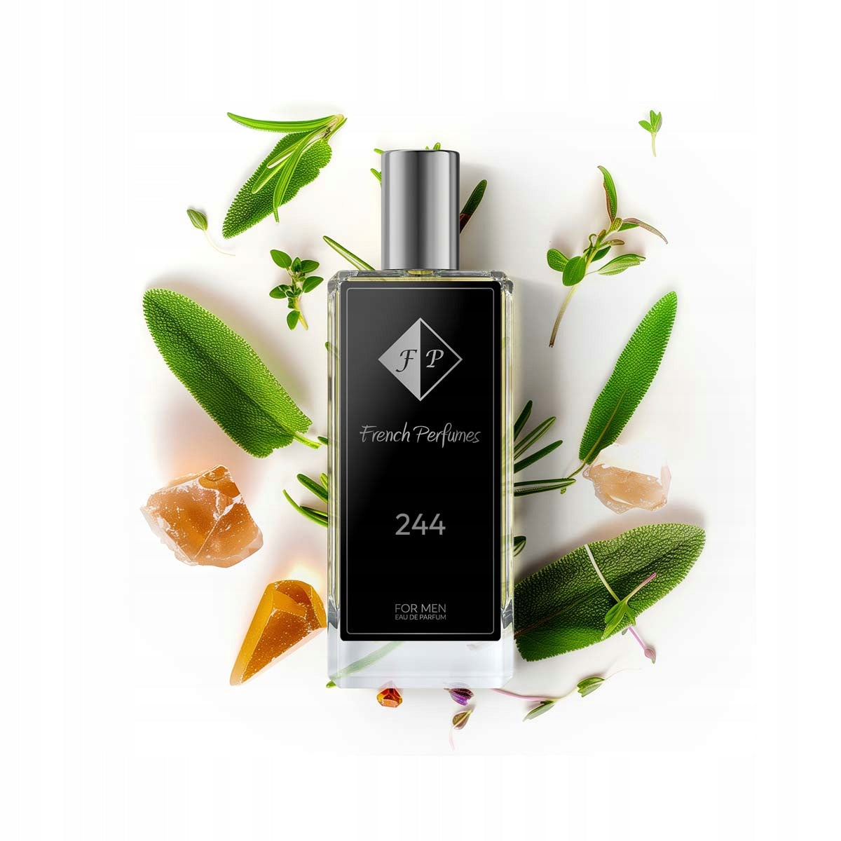 Francuskie Perfumy Men's No. 244 - 104ml Woody Perfumed Water