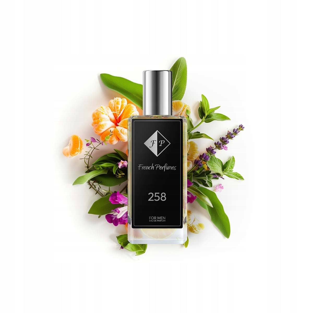Francuskie Perfumy Men's No. 258 - 60ml Woody Perfumed Water