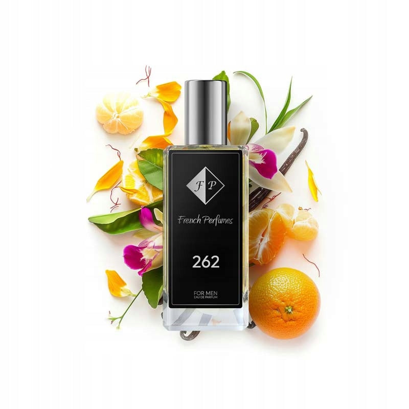 Francuskie Perfumy Men's No. 262 - 60ml | Mandarin Iris | Permanent Fragrance
