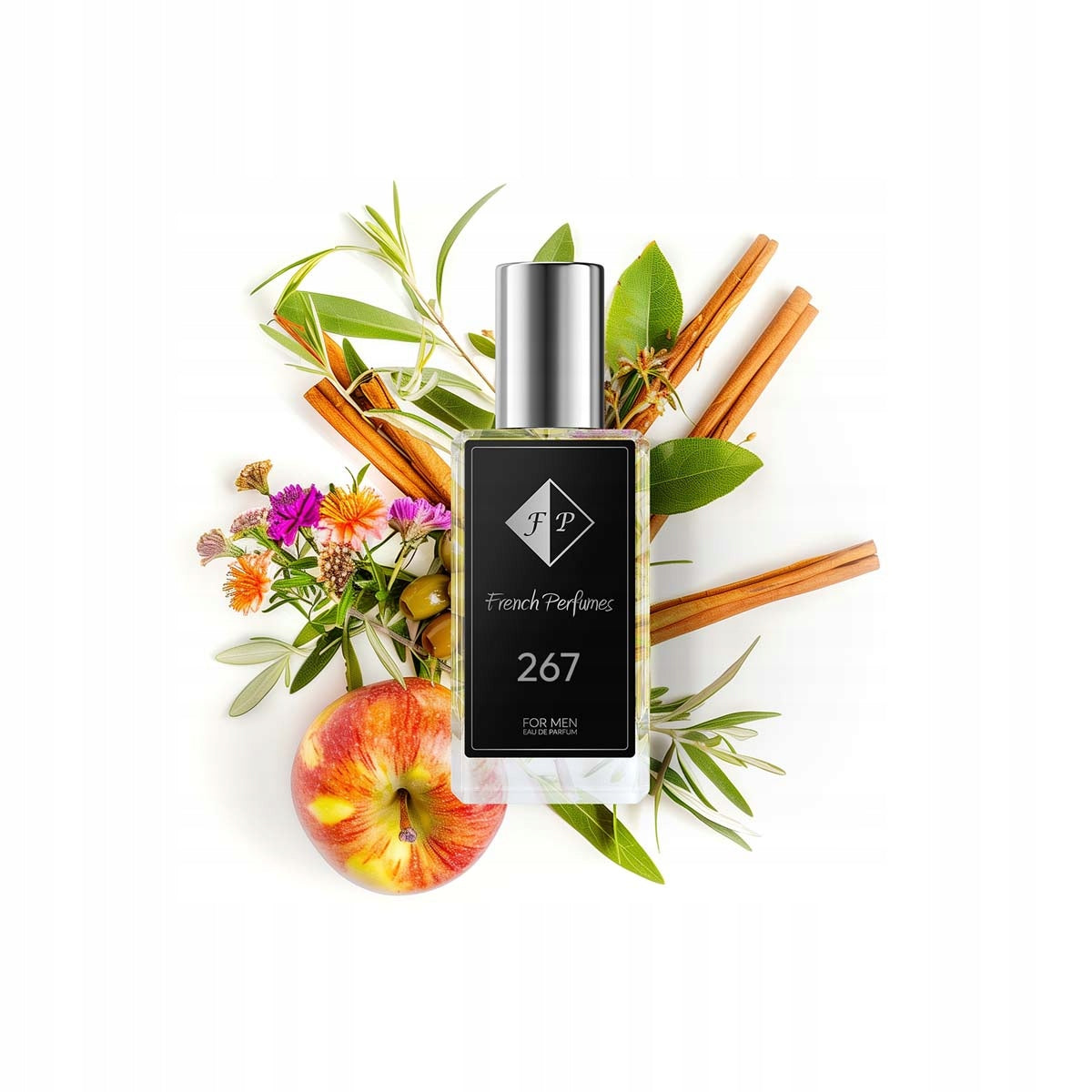 Francuskie Perfumy Men's No. 267 - 33ml | Lemon Olive | Permanent Fragrance
