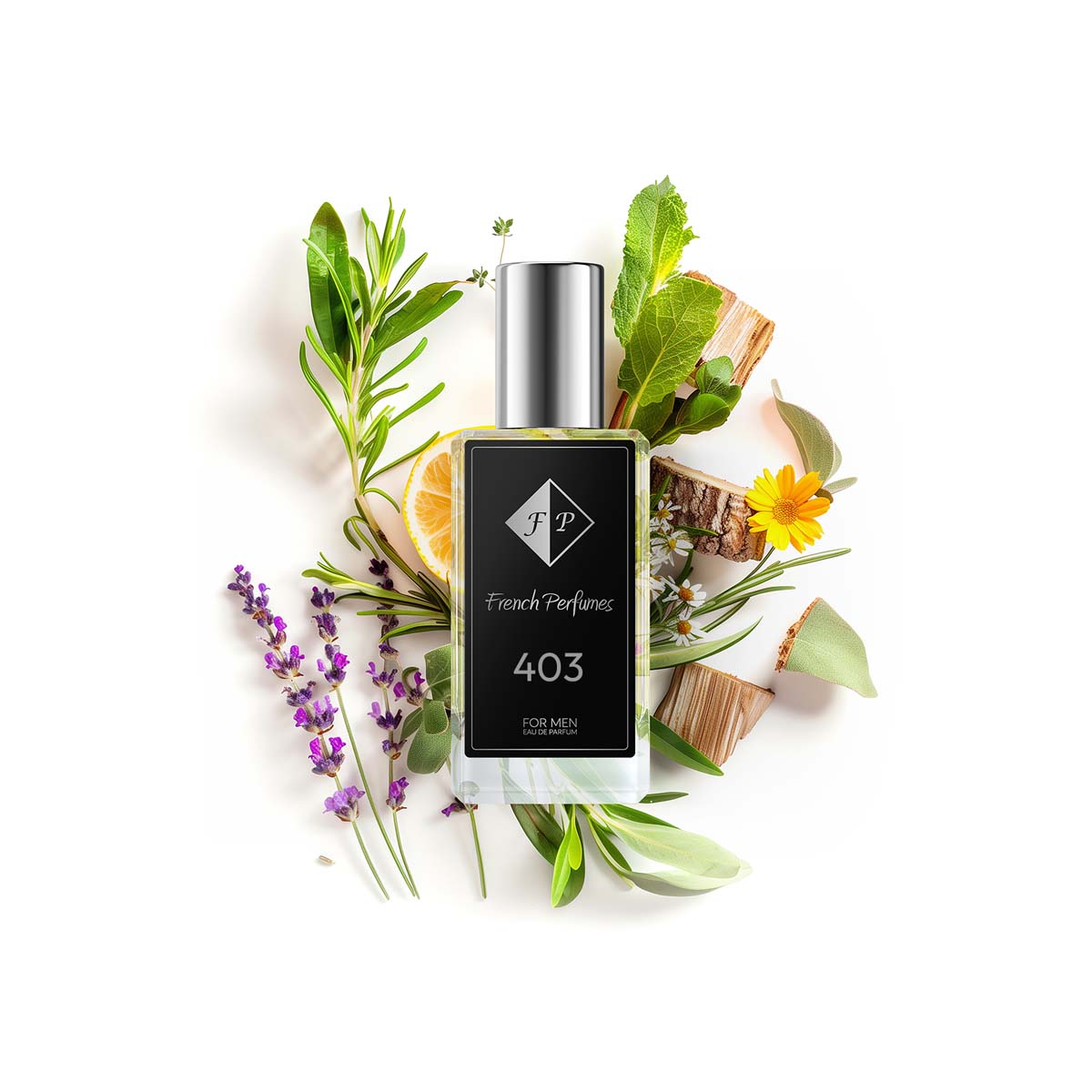 Francuskie Perfumy Men's No. 403 - 33ml | Lavender Lemon | Lasting Fragrance