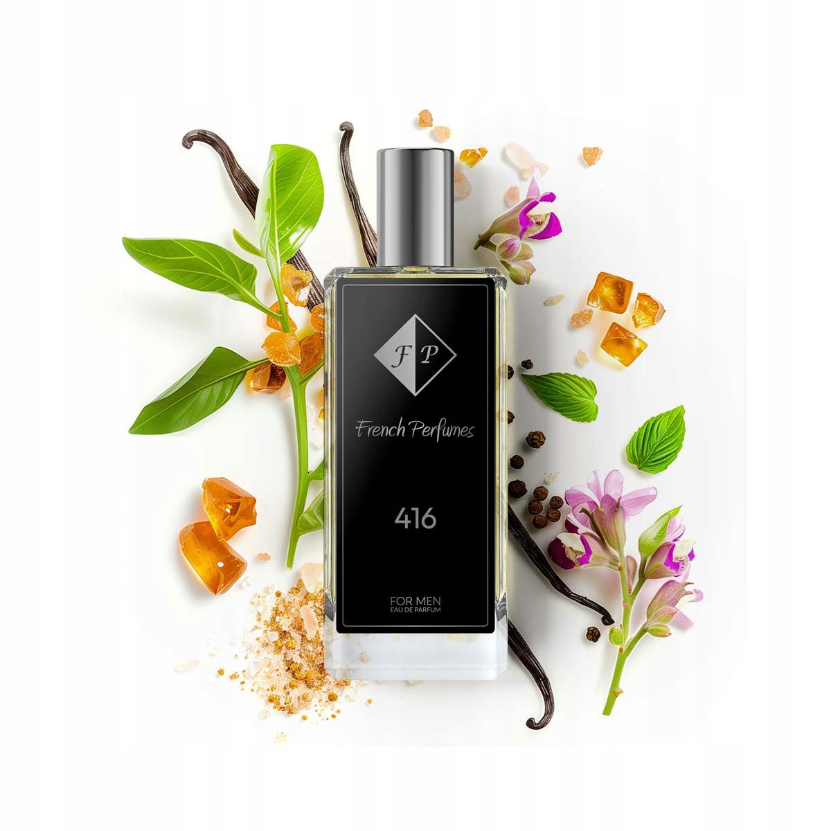 Francuskie Perfumy Men's No. 416 - 104ml | Lemon Vanilla | Lasting Fragrance