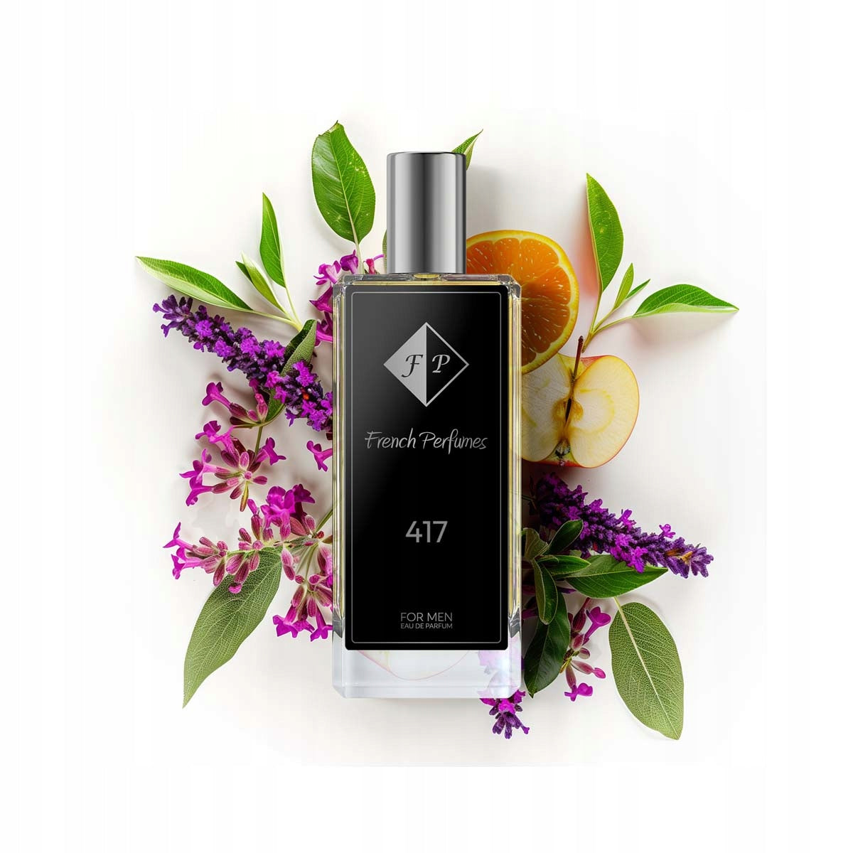 Francuskie Perfumy Men's No. 417 - 104ml | Lavender Amber |Permanent Fragrance