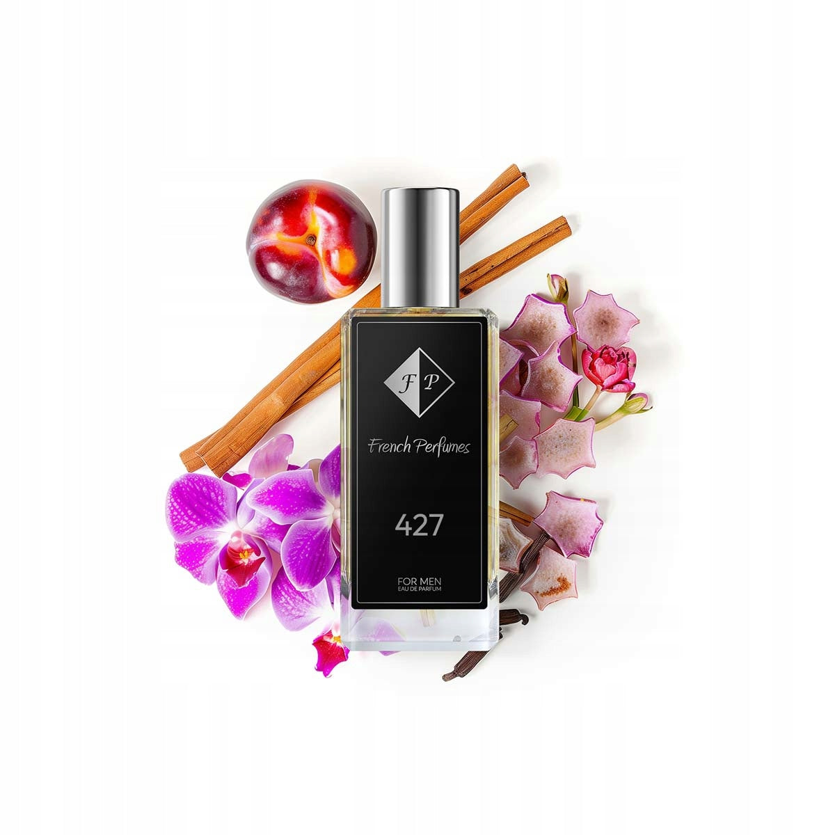 Francuskie Perfumy Men's No. 427 - 60ml | Cinnamon Cedar | Fresh Scent