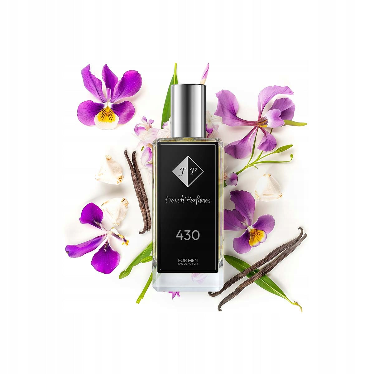 Francuskie Perfumy Men's No. 430 - 60ml | Ambra Lemon | Permanent Fragrance