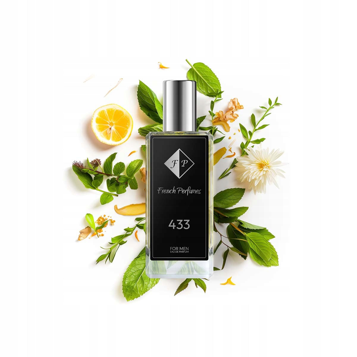 Francuskie Perfumy Men's No. 433 - 60ml Woody Perfumed Water