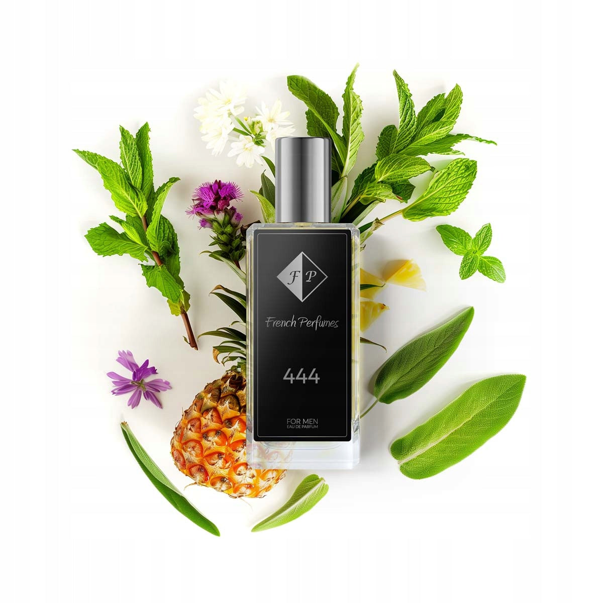 Francuskie Perfumy Men's No. 444 - 60 ml Woody Fragrance For Him