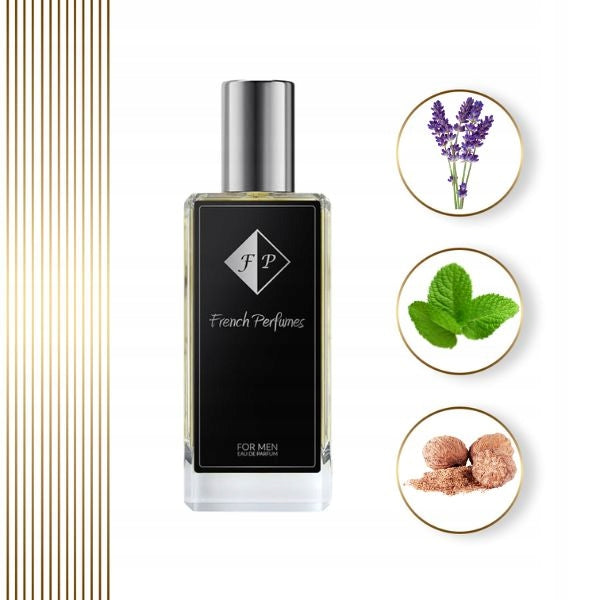 Francuskie Perfumy Men's No. 451 - 104ml | Lavender Mint | Lasting Fragrance Brand Francuskie Perfumy