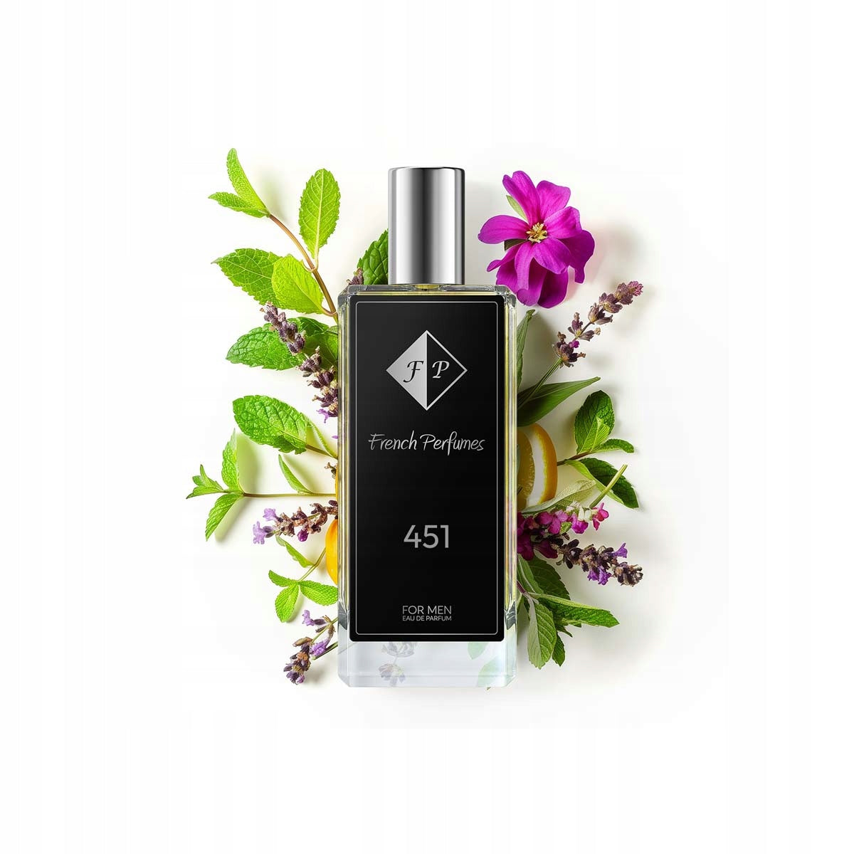 Francuskie Perfumy Men's No. 451 - 104ml | Lavender Mint | Lasting Fragrance