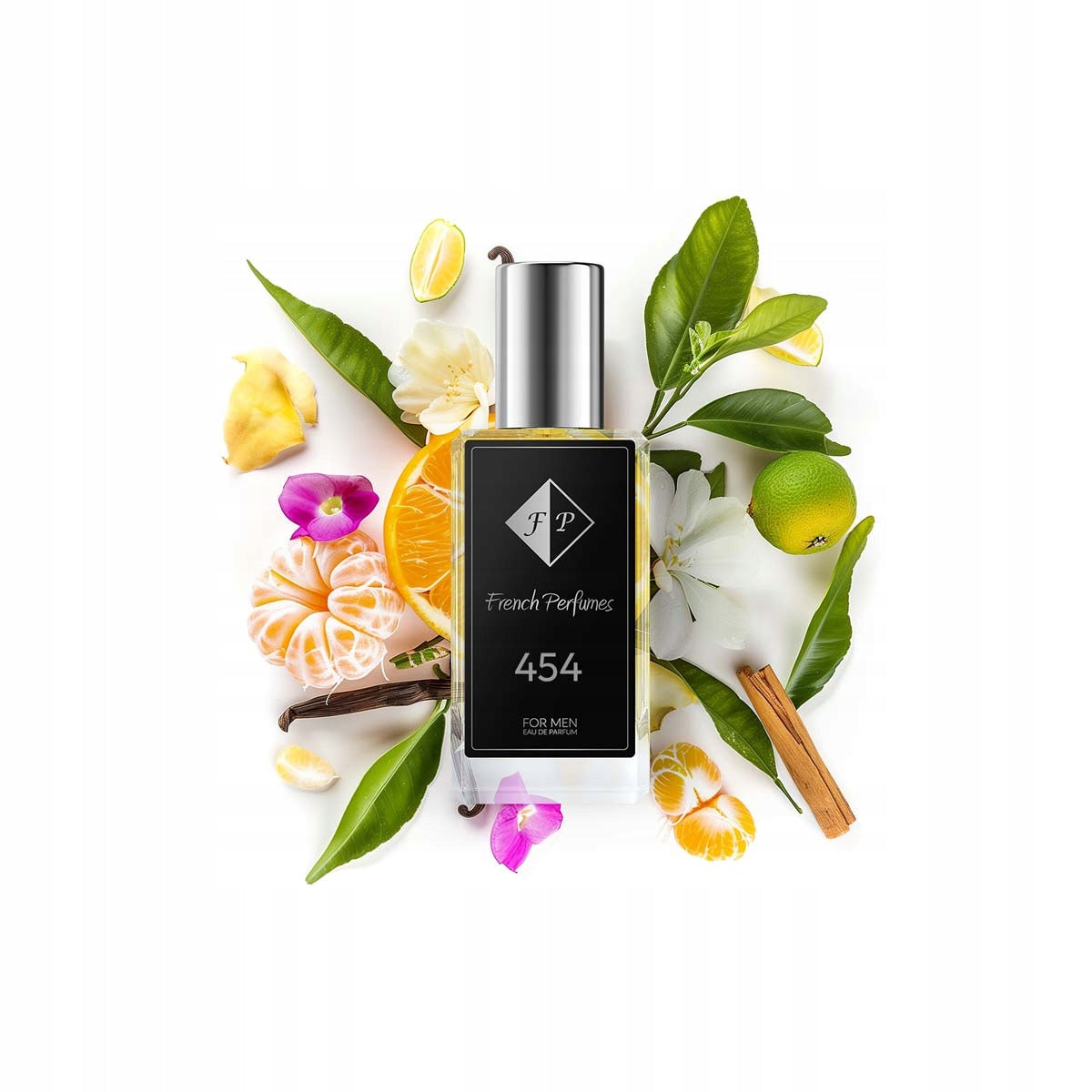 Francuskie Perfumy Men's No. 454 - 33ml Oriental Fragrance For Men