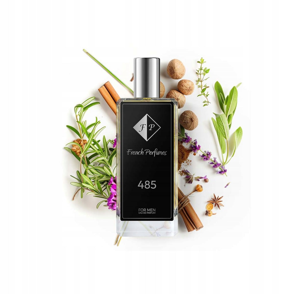 Francuskie Perfumy Men's No. 485 - 104ml VANILLA AMBER DURABLE FOR HIM