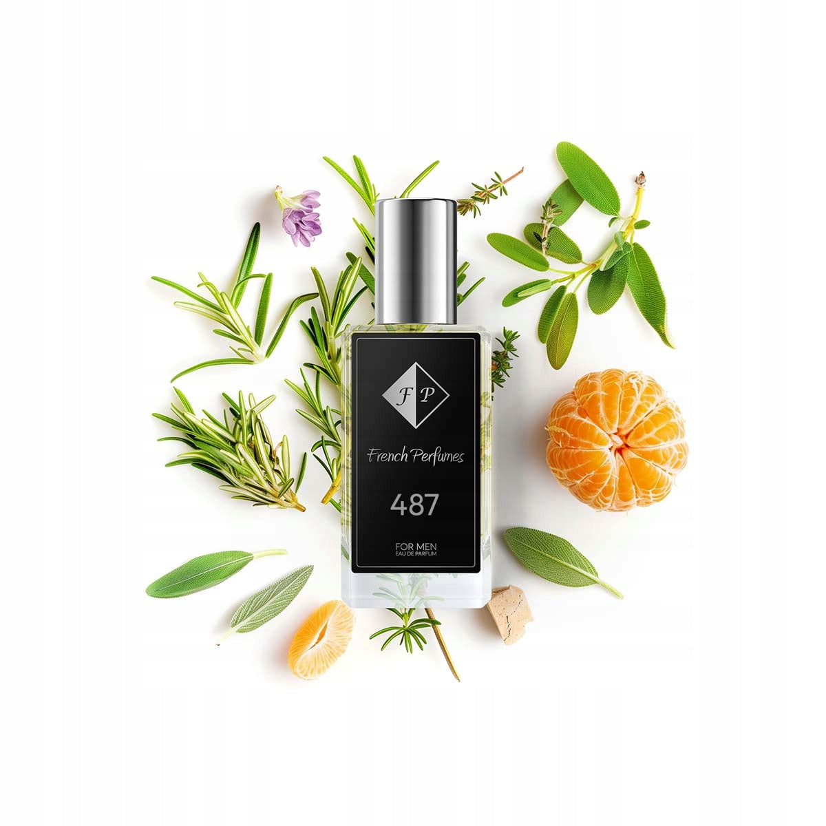 Francuskie Perfumy Men's No. 487 - 33ml Aromatic Perfumed Water